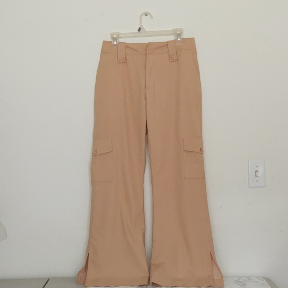 Cream Colored cargo style pants Size 10
